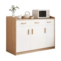 餐边柜茶水柜客厅靠墙柜子储物柜实木色收纳矮柜置物柜家用备餐柜