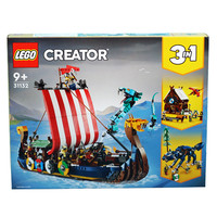 LEGO 乐高 31132 海盗船与尘世巨蟒 拼插积木