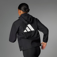 简约舒适可调节跑步运动连帽夹克外套男女秋季adidas阿迪达斯
