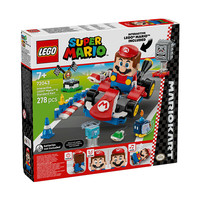 LEGO 乐高 超级马里欧系列 72043 马力欧和标准型卡丁车 拼插积木玩具
