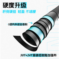 一味mini竿挂钓鱼支架炮台鱼竿架杆碳素超轻并继架竿渔具杆架