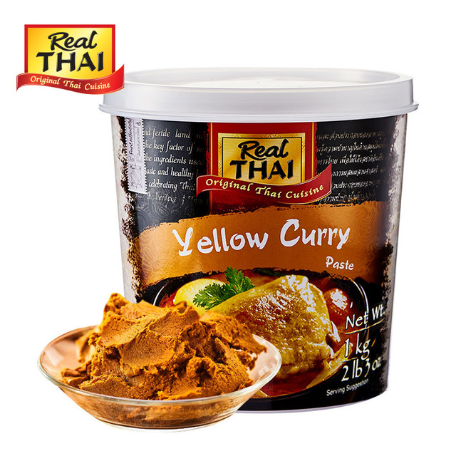 丽尔泰 Real THAI 黄咖喱酱 1000g 1盒