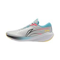 LI-NING 李宁 吾适LITE V2-贾卡丨跑步鞋男四季透气软弹休闲运动轻跑鞋ARST053 浅石灰-9 42