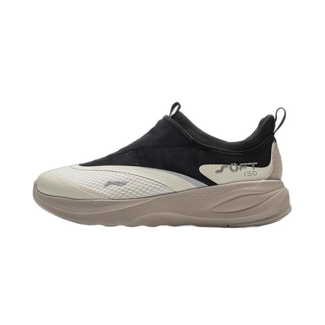 李宁 LI-NING SOFT GO 2潮流休闲鞋男子2025新款柔软舒适低帮运动鞋AGLV005