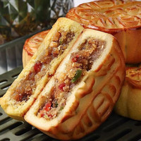 合什得 山西忻州神池月饼老式手工五仁胡麻油皮月饼厂家直发中秋节礼品 5个油皮+5个蛋皮无礼盒