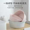 特瑞洁加厚耐用家用洗衣服儿童婴儿宿舍盆子塑料脸盆 湖绿色【小+中+大号三件套】
