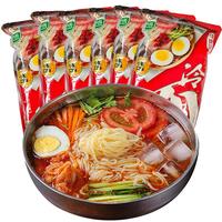 升元小麦冷面含料包565g*6袋 朝鲜冷面真空包装方便面杂粮面条速食