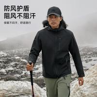 探路者 2024年秋冬户外休闲防风舒适男式软壳外套