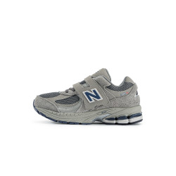 new balance nb童鞋 4-7岁男女儿童网面格雷系灰运动鞋2002R