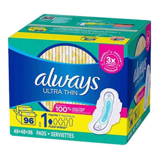 PLUS会员：护舒宝 Always 日用卫生巾 96枚装 230mm