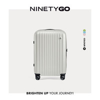 NINETYGO 90分 成人行李箱 28英寸 托运 适用于长途 奶油白