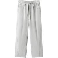 gxgjeans 【限时五折】 美式斜纹面料简约基础宽松休闲长裤 本白灰