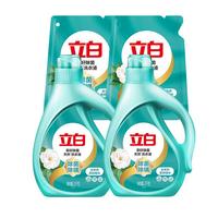 Liby 立白 茶籽除菌洗衣液 2kg*2瓶+1kg*2袋 山茶幽香