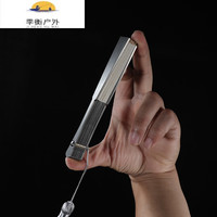 FEGVE 费戈 马牙TC4全钛合金扇子古风防身功夫太钛 四寸轻风马牙钛扇