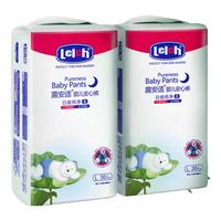 露安适（Lelch）纯净Pure系列箱装日夜分护婴儿拉拉裤超薄透气干爽婴儿学走裤 夜用拉拉裤L码72片