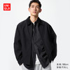 UNIQLO 优衣库 休闲拉链短茄克外套巴恩风翻领夹克478230 478230/09黑色 XS /1
