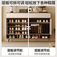 鞋柜家用门口进门置物柜收纳柜一体靠墙入户门室内过道走廊鞋架
