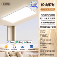 松下 Panasonic 智能全光谱护眼吸顶灯大客厅灯卧室灯200瓦松灿 已接入米家APP 全光谱大客厅灯