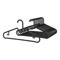 IKEA 宜家 SPRUTTIG埃斯汀衣架晾衣架挂衣架收纳衣撑衣服挂室内家用 黑色衣架10只装