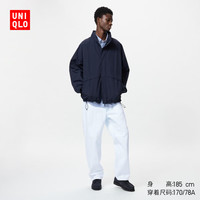 优衣库男装/男女同款宽松直筒牛仔裤水洗产品长裤常规款475551 60 浅蓝色 34 /175/86A