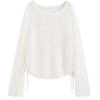 范思蓝恩FANSILANEN 【徐若晗同款】夏日织罩衫松弛度假针织衫女慵懒感宽松上衣