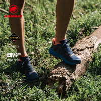 猛犸象（MAMMUT）Saentis 男子户外GTX防水轻便舒适缓震透气山地越野跑鞋 深冰蓝-冰川蓝色 40