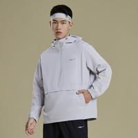 【梭织】卫衣男连帽套头字母印花上衣运动卫衣百搭