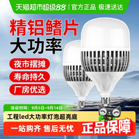 岁艺 SHUIYI 水滴鳍片铝泡 LED大功率灯泡 蓝色 2只装