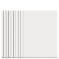 deli 得力 3433-6 信稿纸 空白 16K/20张 10本装