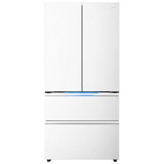 国家补贴：美的 熊墩墩Pro系列 BCD-600WUFIPZM(E) 风冷法式多门冰箱 600L 海贝白