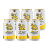 SINGHA 胜狮 泰国啤酒 SINGHA伟狮拉格啤酒330ml听装 泰国原装进口正品保证