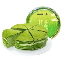 鲜京采 抹茶千层蛋糕 420g