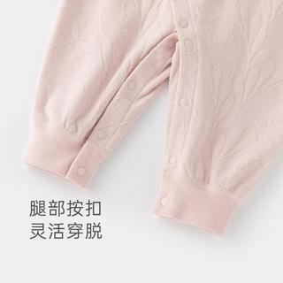 乖奇熊 女宝宝甜美长袖连体衣春秋季公主外出哈衣爬爬服婴儿可爱秋装衣服