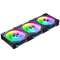 PHANTEKS 追风者 D30 RGB 120mm 机箱散热风扇 积木黑 三联包 正向款