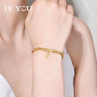 是你 IS YOU 999足金手链 竹节款 约2.2g+品牌礼盒