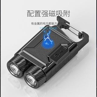SMILING SHARK微笑鲨 强光工作灯多功能背包挂灯带磁吸铝合金手电开瓶器钥匙扣灯