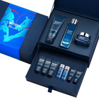 碧欧泉 男士蓝钻净澈紧塑三件套（赠洗面奶40ml*3+精华水30ml*3+抗皱面霜20ml*2）