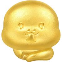 周生生黄金转运珠 足金星运神话十二生肖串珠 单颗定价 趴趴蛇95964C