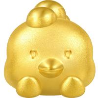 周生生黄金转运珠 足金星运神话十二生肖串珠 单颗定价 趴趴鸡95968C