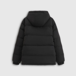 Gap 男装秋季款logo宽松连帽泡芙羽绒服百搭简约外套791896