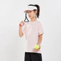 李宁 LI-NING 儿童短袖上衣男女童柔软舒适亲肤透气校园日常短袖文化衫