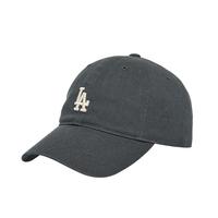 MLB棒球帽子秋夏鸭舌帽男女时尚休闲软顶3ACP7701N-07CGS 洛杉矶道奇队/碳灰色/小标