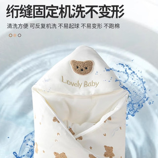婴儿包被新生儿抱被春秋款加厚纯棉秋冬季厚款外出初生宝宝小被子