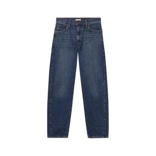 Levi's李维斯25年秋冬美式休闲女士BARREL高腰宽松锥形牛仔裤 中蓝 28 (31)