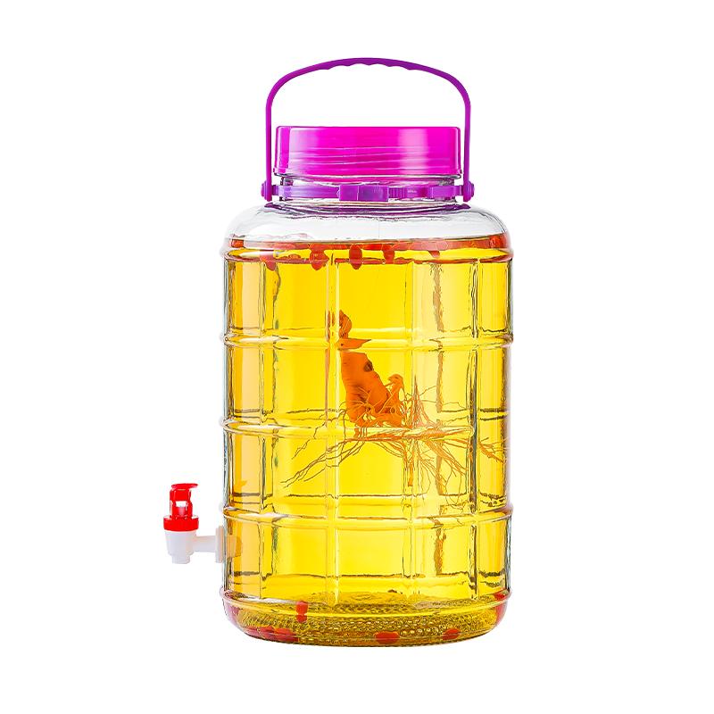 泡酒玻璃瓶酒瓶空瓶食品级密封罐容器泡菜坛子葡萄酒发酵桶