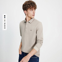 Navigare意大利小帆船长袖POLO衫男士2025年秋季舒适翻领T恤棉质上衣 古巴砂 2XL
