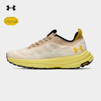 安德玛户外越野跑鞋男女2025秋季科技Vibram大底防滑耐磨运动徒步鞋 拿铁棕-男款 44