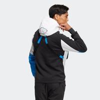阿迪达斯 adidas 秋冬季男女同款拼接舒适保暖户外运动休闲连帽棉服