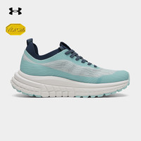 安德玛户外越野跑鞋男女2025秋季科技Vibram大底防滑耐磨运动徒步鞋 阿拉斯加蓝-女款 36