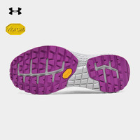 安德玛户外越野跑鞋男女2025秋季科技Vibram大底防滑耐磨运动徒步鞋 霜灰色-女款 40